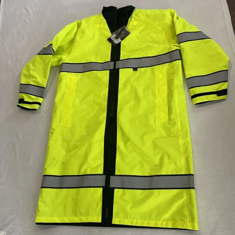 NWT Blauer Defender 733 Reversible Raincoat Hi-Vis Mens Medium - Picture 2 of 9